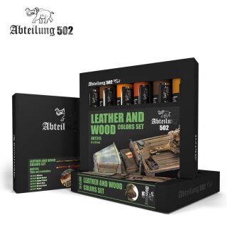 Leather and Wood color set