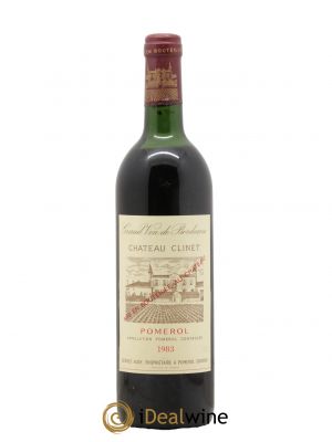 Château Clinet  1983 - Lot de 1 Bouteille