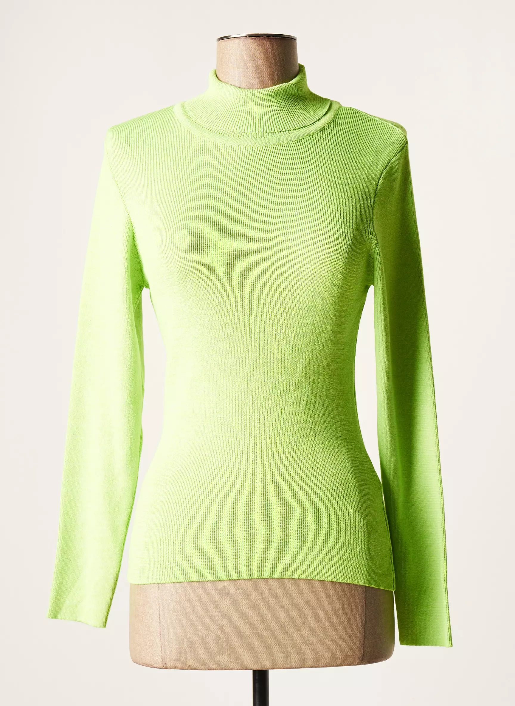 Clouds Of Fashion Cols Roules Femme couleur vert