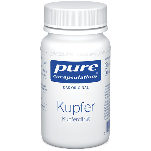 PURE ENCAPSULATIONS Kupfer Kupfercitrat Kapseln  60 St  Kapseln