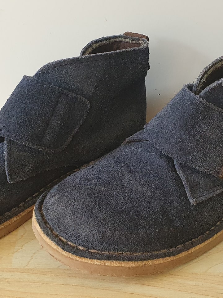 lamino Leder-Halbschuhe in Dunkelblau günstig kaufen 29