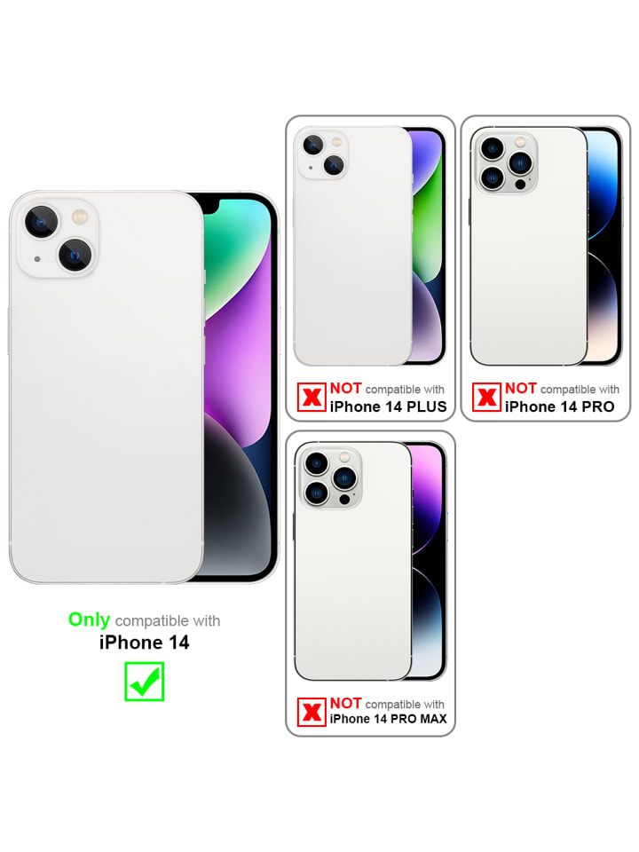 cadorabo Hülle für Apple iPhone 14 Glitter in Lila mit Glitter günstig kaufen onesize