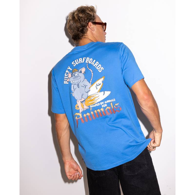 RUSTY ANIMAL SHORT SLEEVE TEE T-Shirt Herren