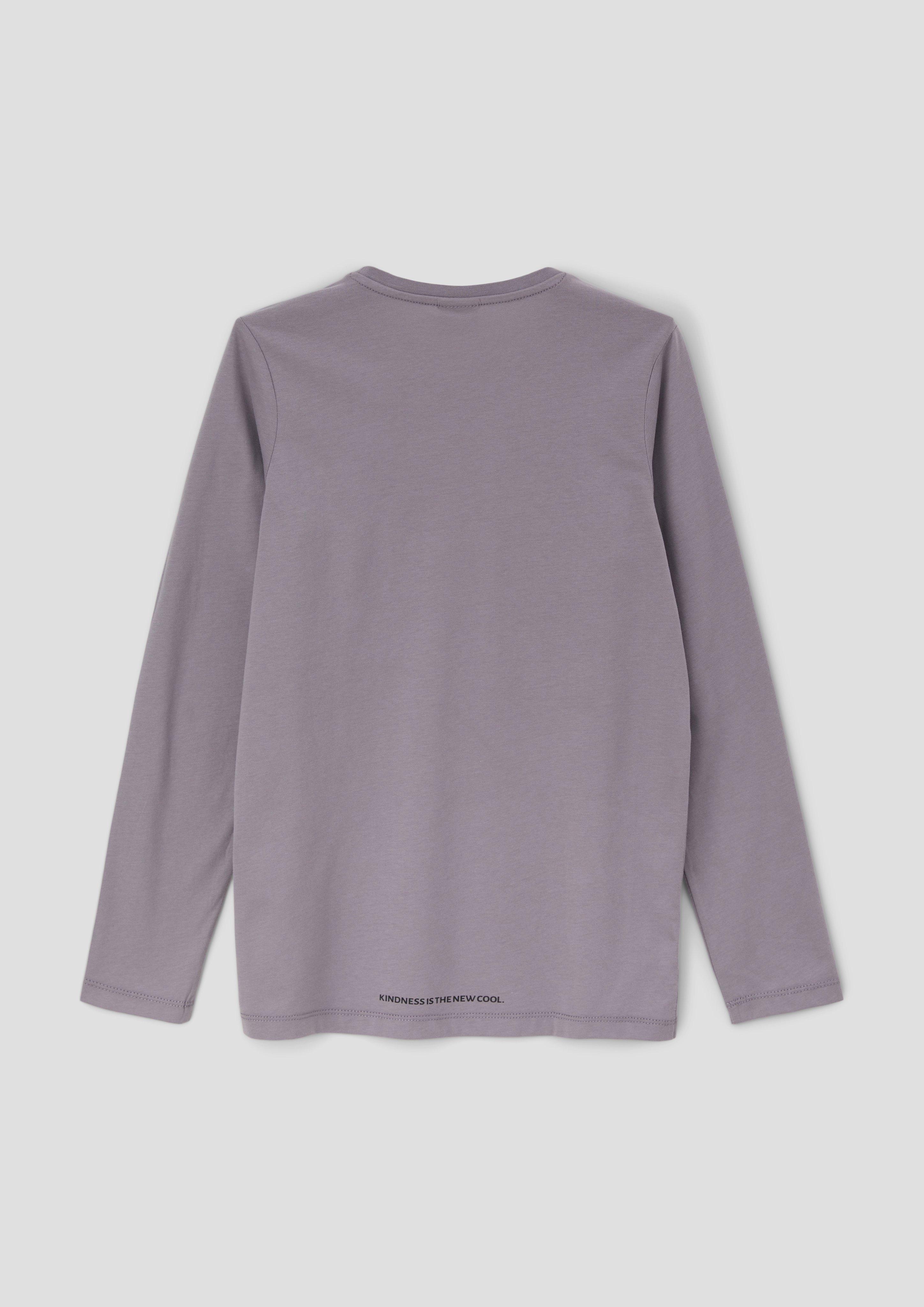 Langarmshirt mit Statement-Print  2140085-9206