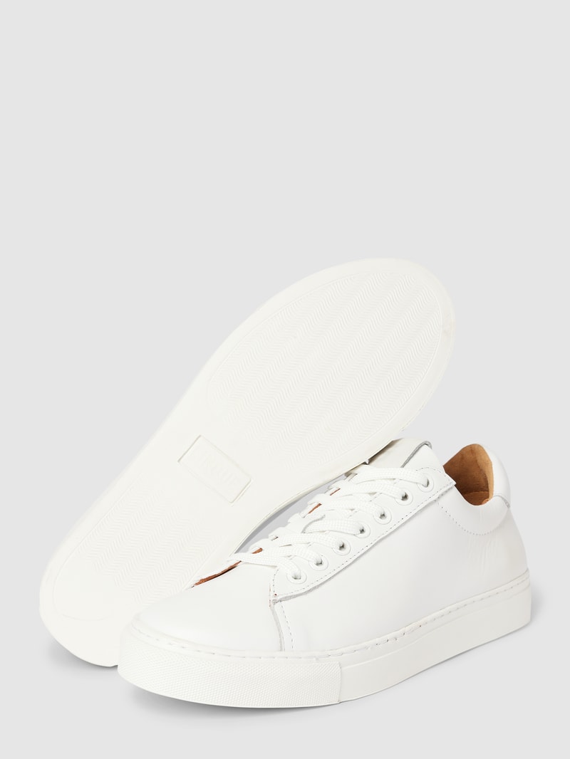 Sneaker mit Label-Detail Modell 'LORENA' in weiß