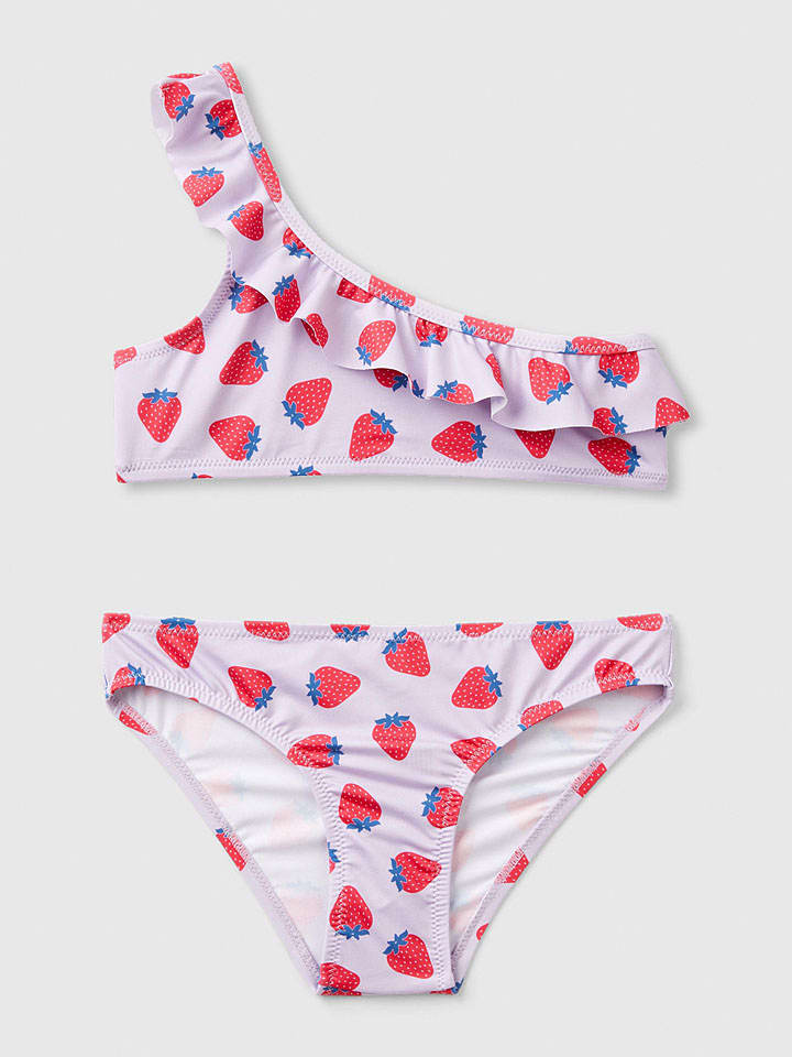 Benetton Bikini in Flieder/ Rot günstig kaufen