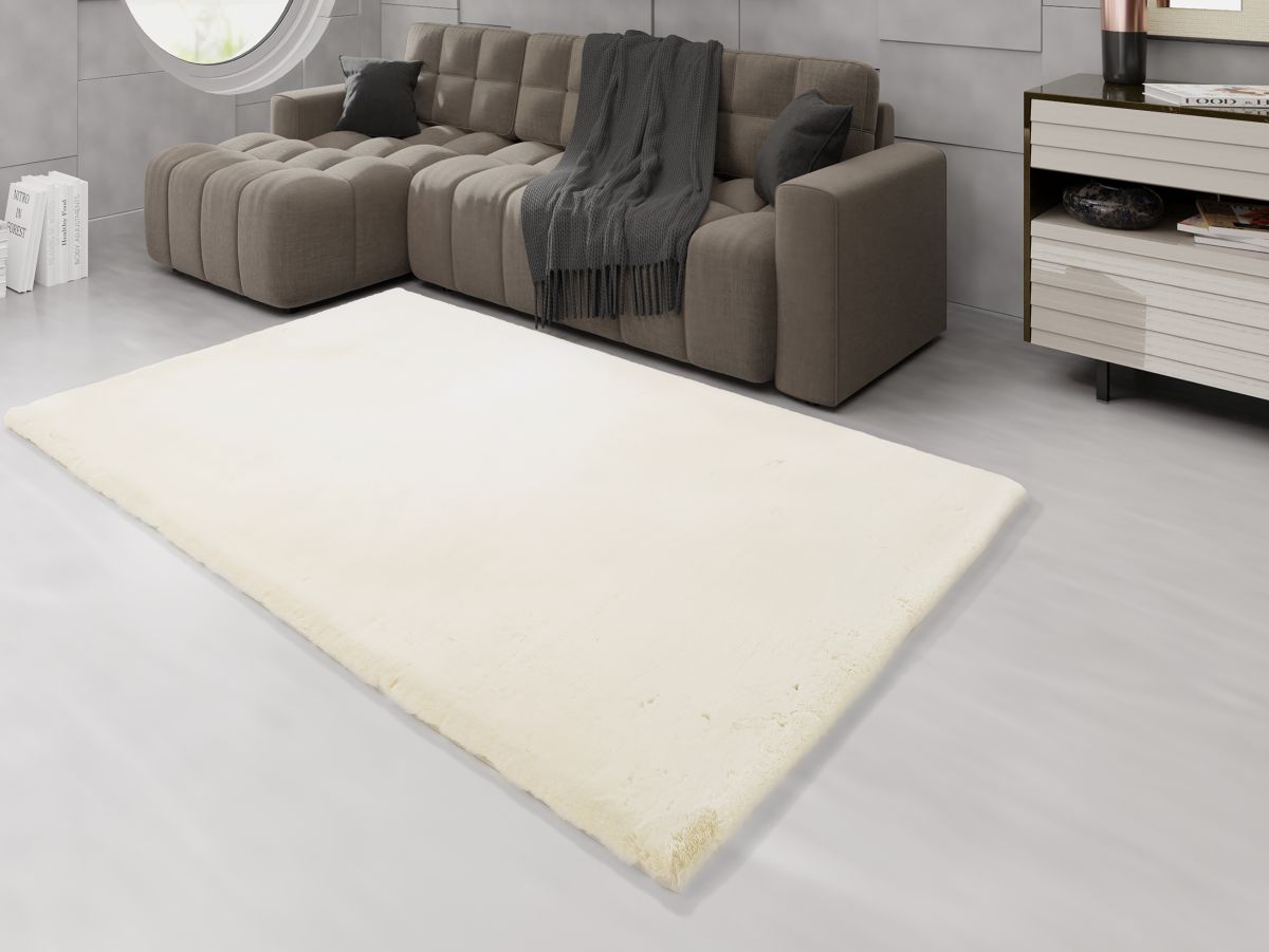 Kunstfell Tiziana Creme 80 x 150 cm