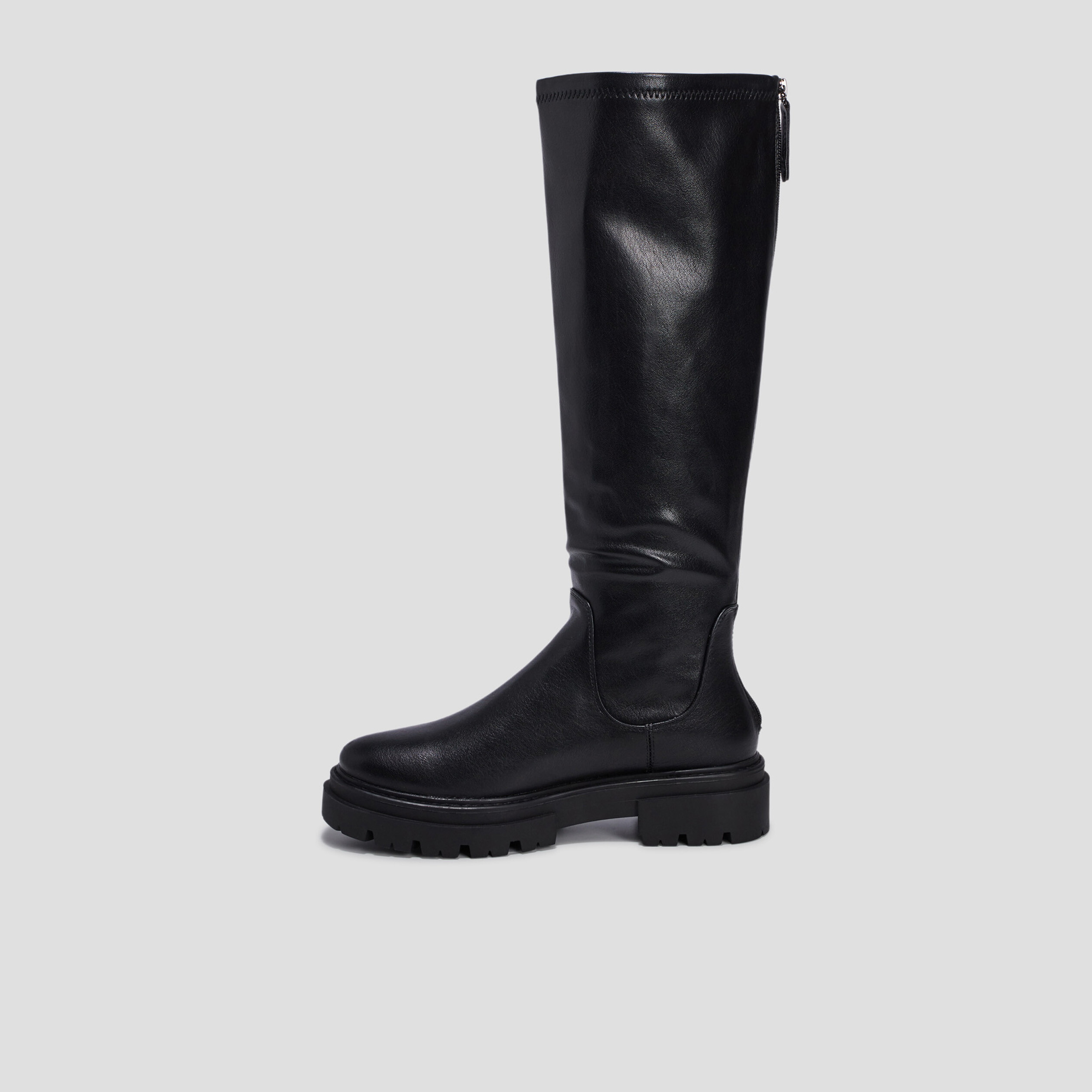 Bottes crantées noir femme | La Halle