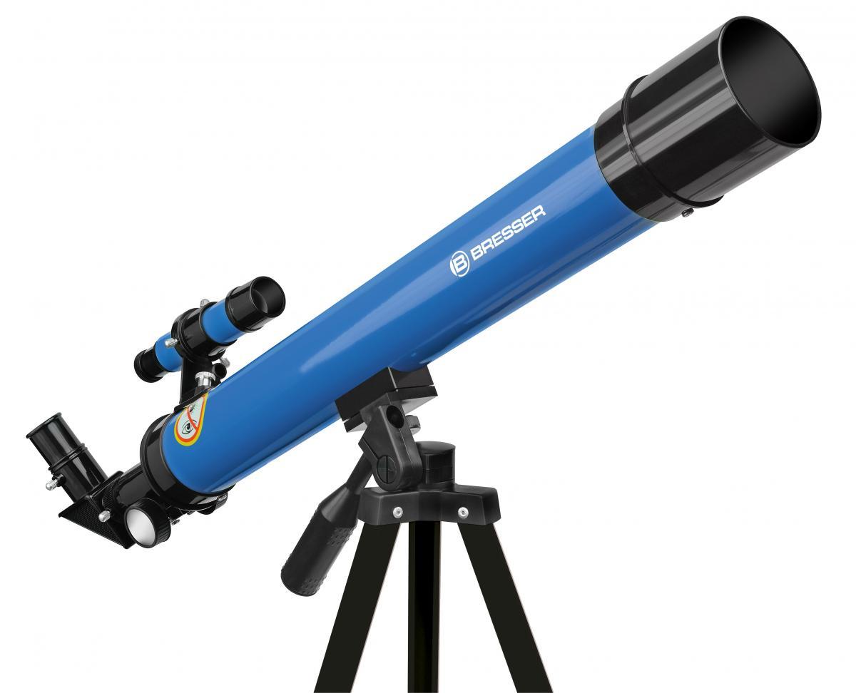 Bresser Junior Linsenteleskop 45/600 AZ - blau