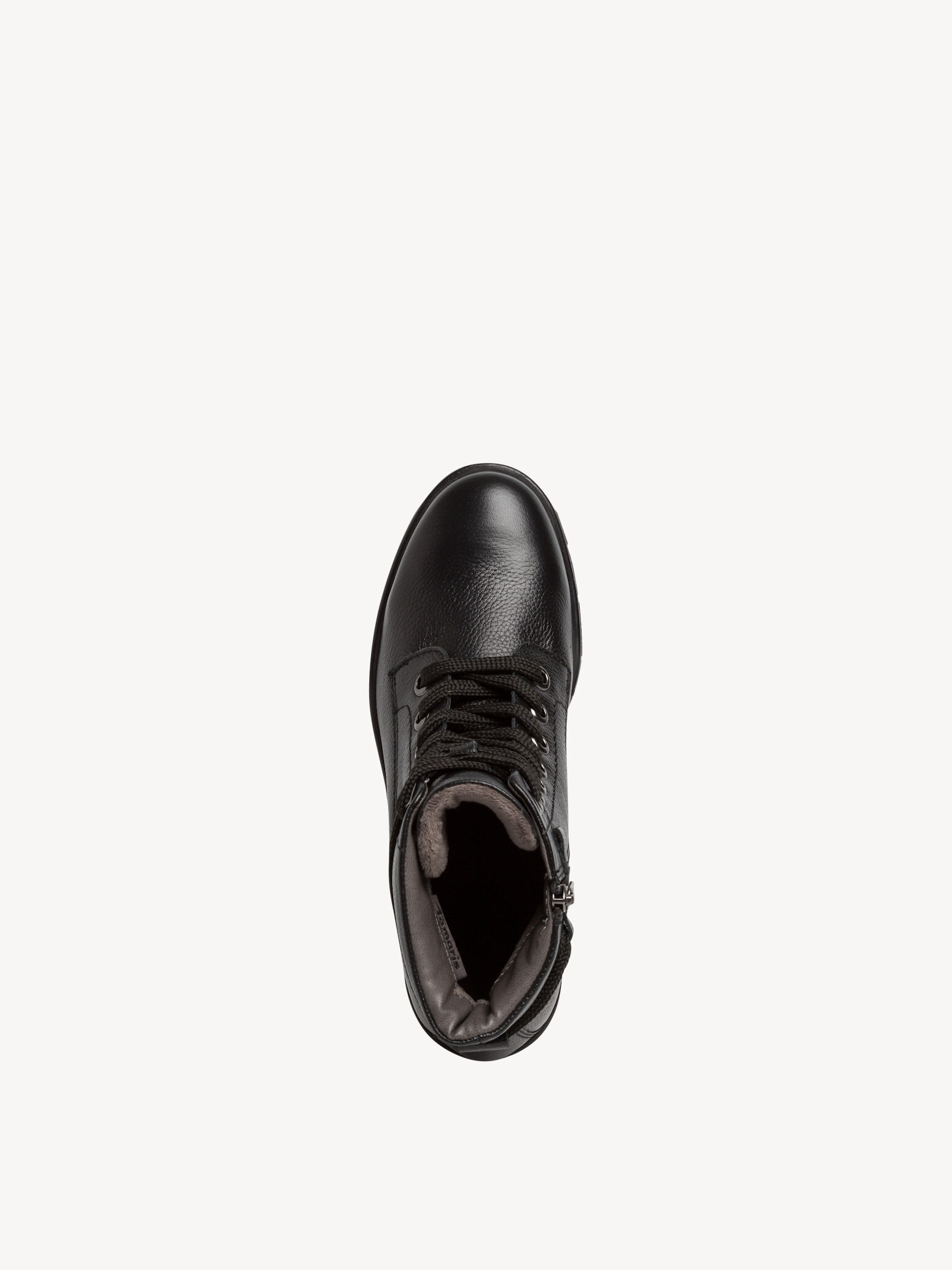 Bottine en cuir - noir