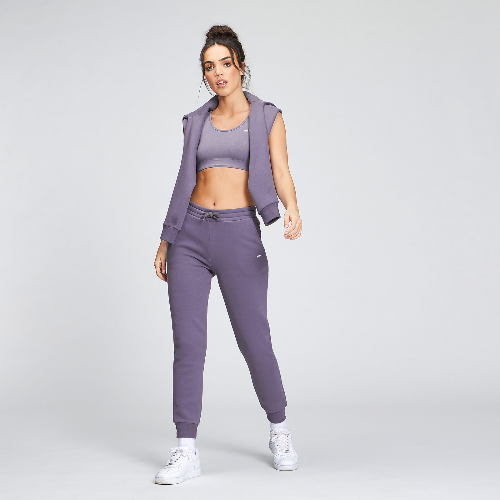 Brassière de sport à larges bretelles MP Essentials pour femmes – Violet fumé