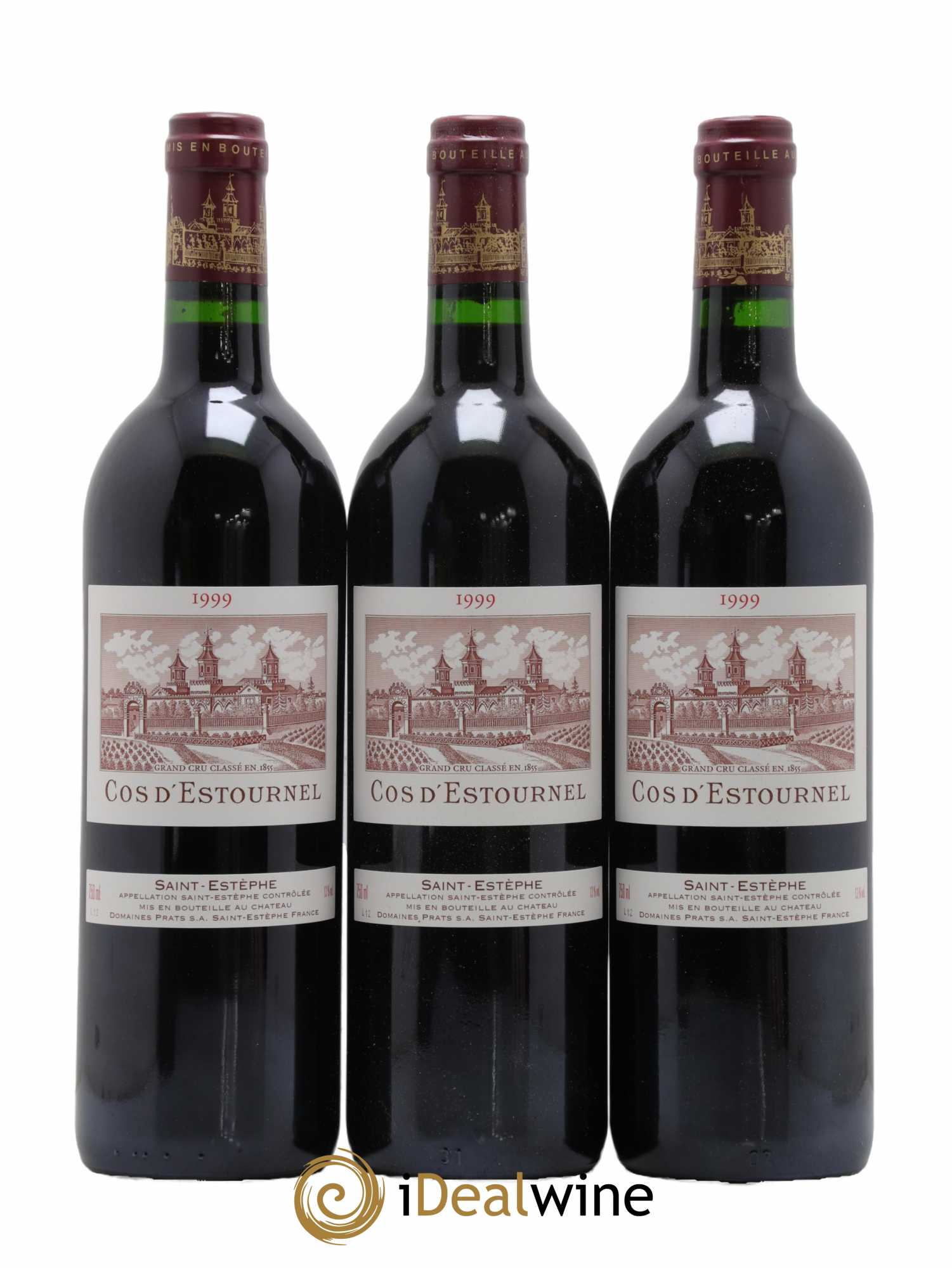 Cos d'Estournel 2ème Grand Cru Classé  1999 - Lot de 12 Bouteilles