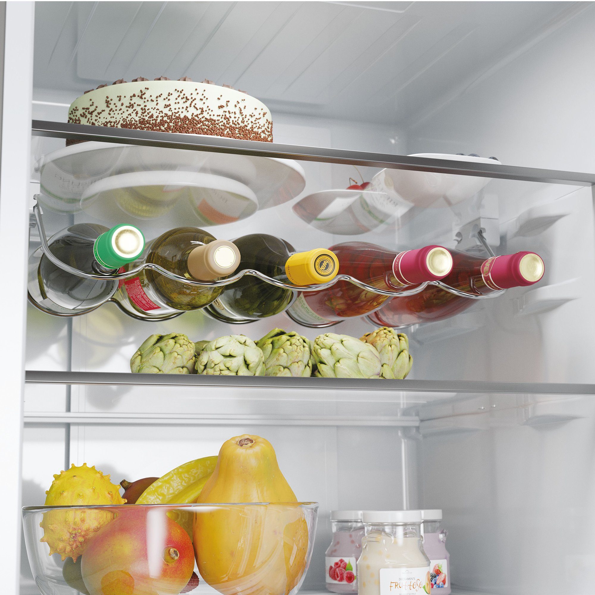 Haier Kühl-/Gefrierkombination HDPW5620ANPD, 205 cm hoch, 59.5 cm breit, Elektronische Temperaturregelung, My Zone Pro, WIFI connected