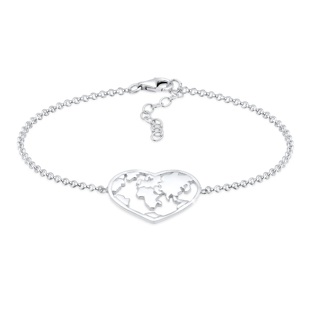 Elli Elli Bracelet Globe Bracelet Femme  (925/1000) Argent Bracelet