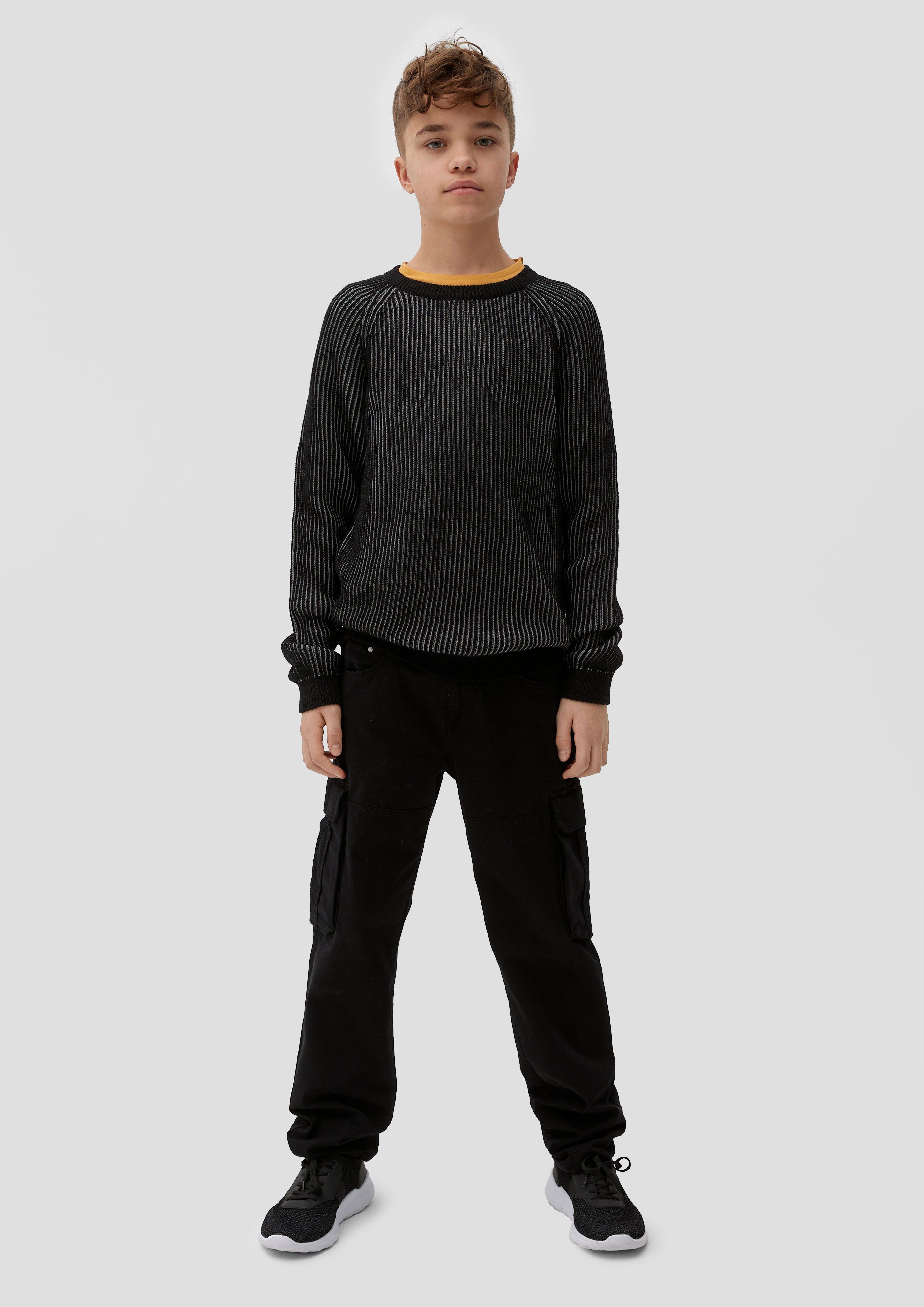 Strickpulli in Two-Tone-Optik  2134077-9999