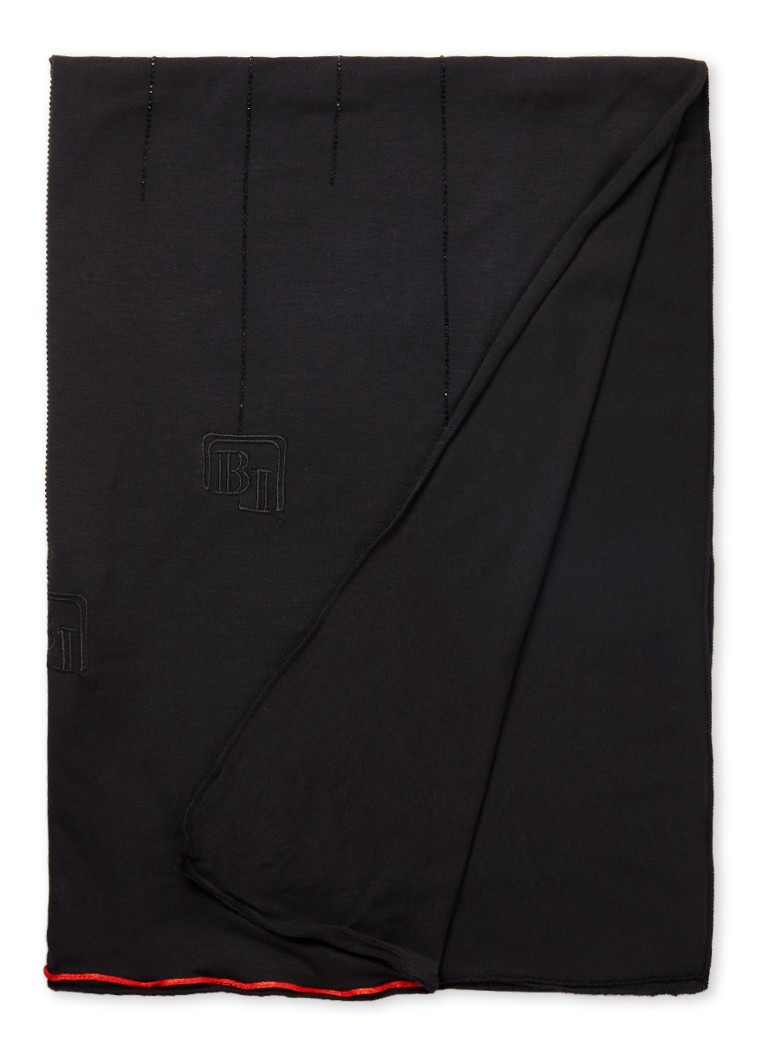 Sciarpa BYLIMA Ricamo con logo e strass, 200 x 75 cm