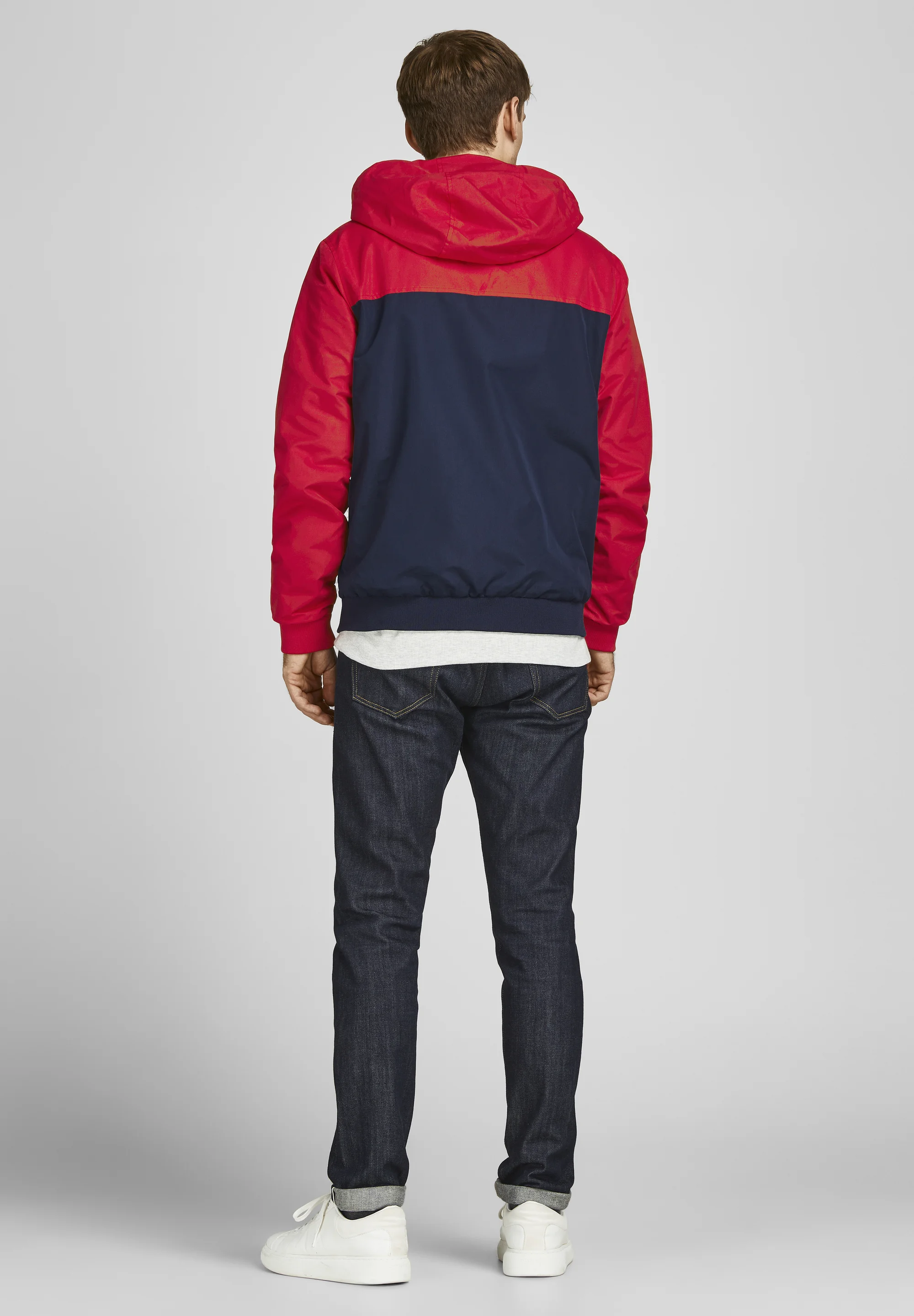 Jack & Jones JJERUSH BLOCKING HOOD - Chaqueta ligera