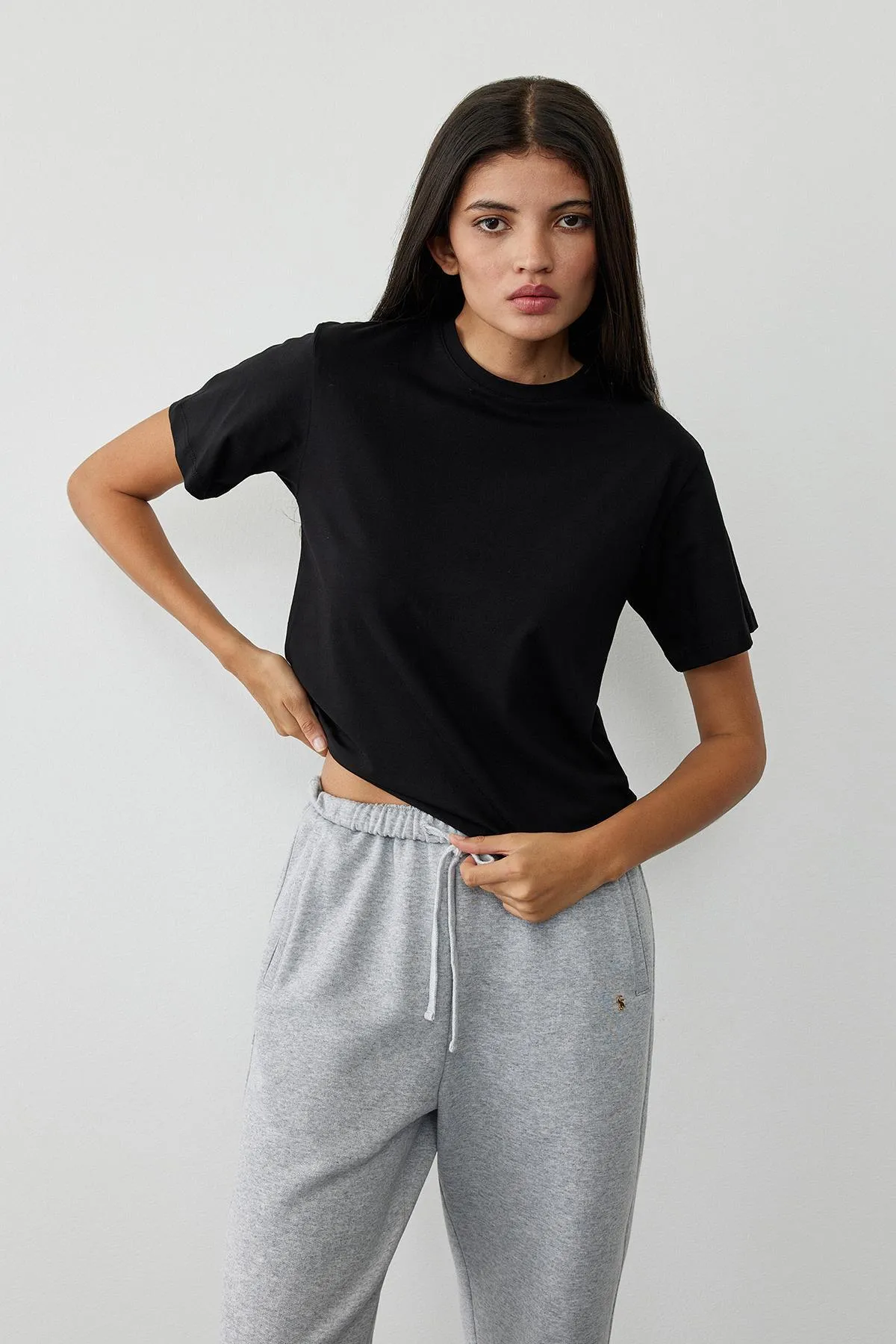 Suud Collection  T-Shirt - Schwarz - Regular Fit