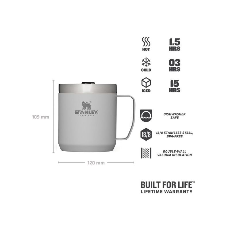 Stanley Classic Legendary Camp Mug 12oz \/350ml Ash