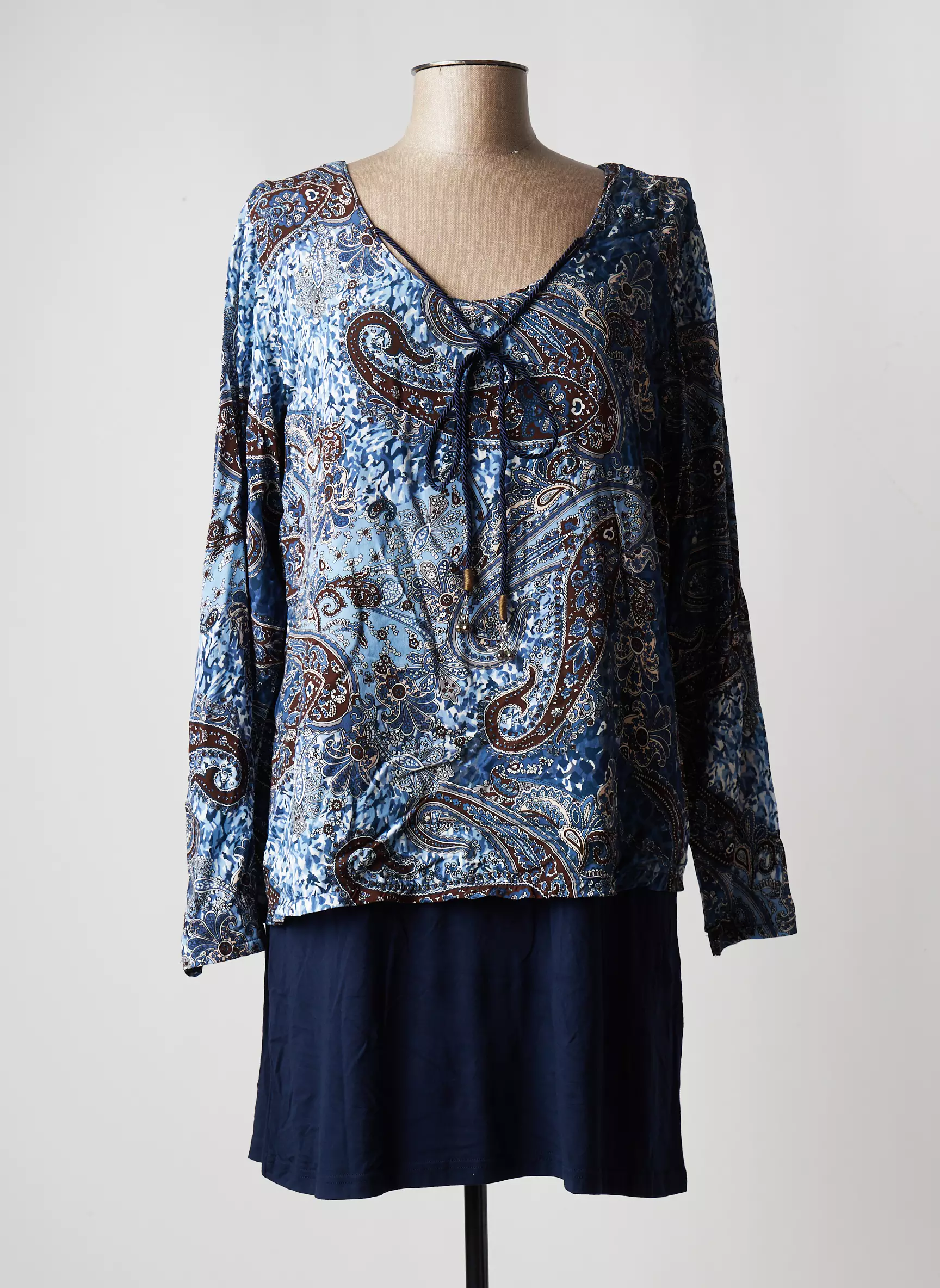 Aprico Robes Courtes Femme couleur bleu