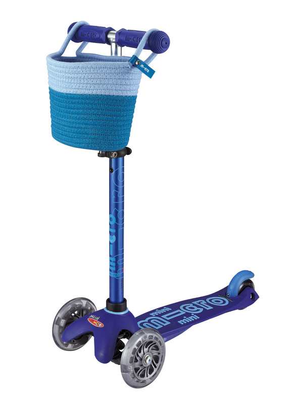 Panier Bleu pour trottinette