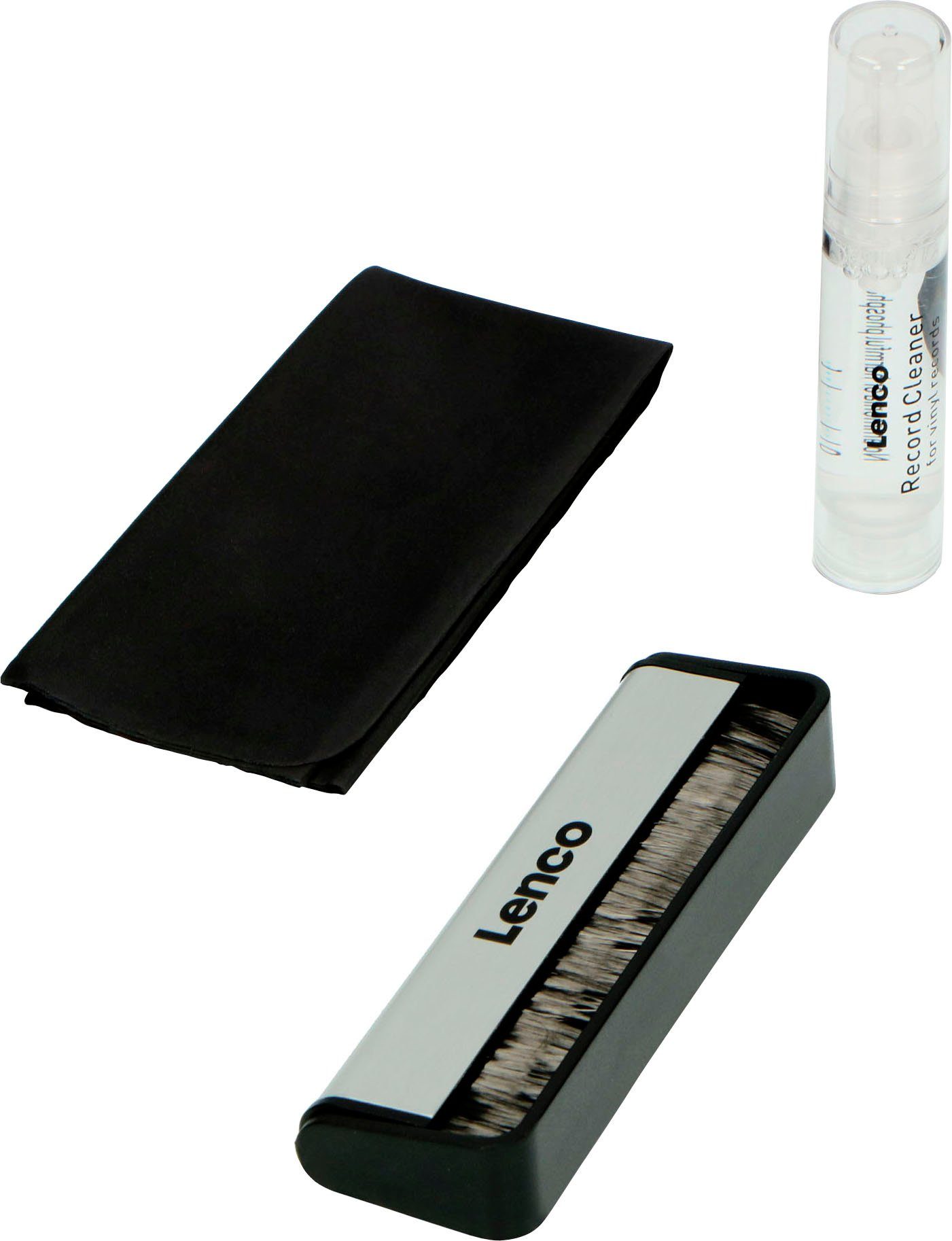 Lenco Reinigungsbürste 3 in 1 Schallplatten-Reinigungsset, Schallplatten, (Set)