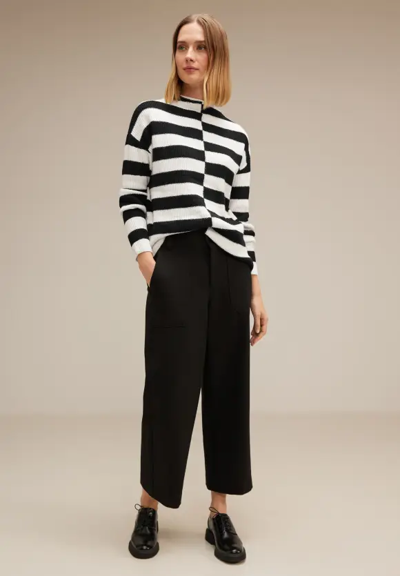 Street One Pullover mit Streifenmuster
