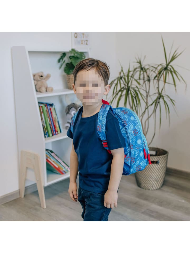 Spiderman Spiderman Rucksack – Spidey Kinderrucksack mit Superhelden-Design in Blau günstig kaufen 31 x 24 cm