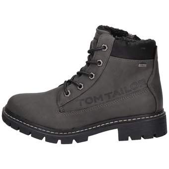Tom Tailor Schnür Boots in grau