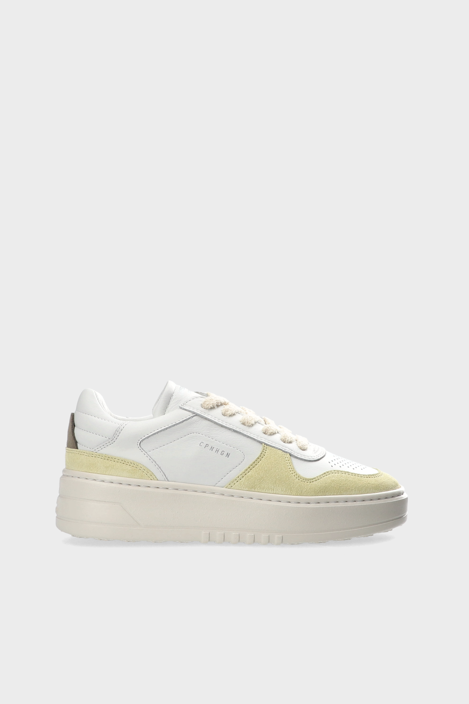 CPH75 leather mix white/yellow