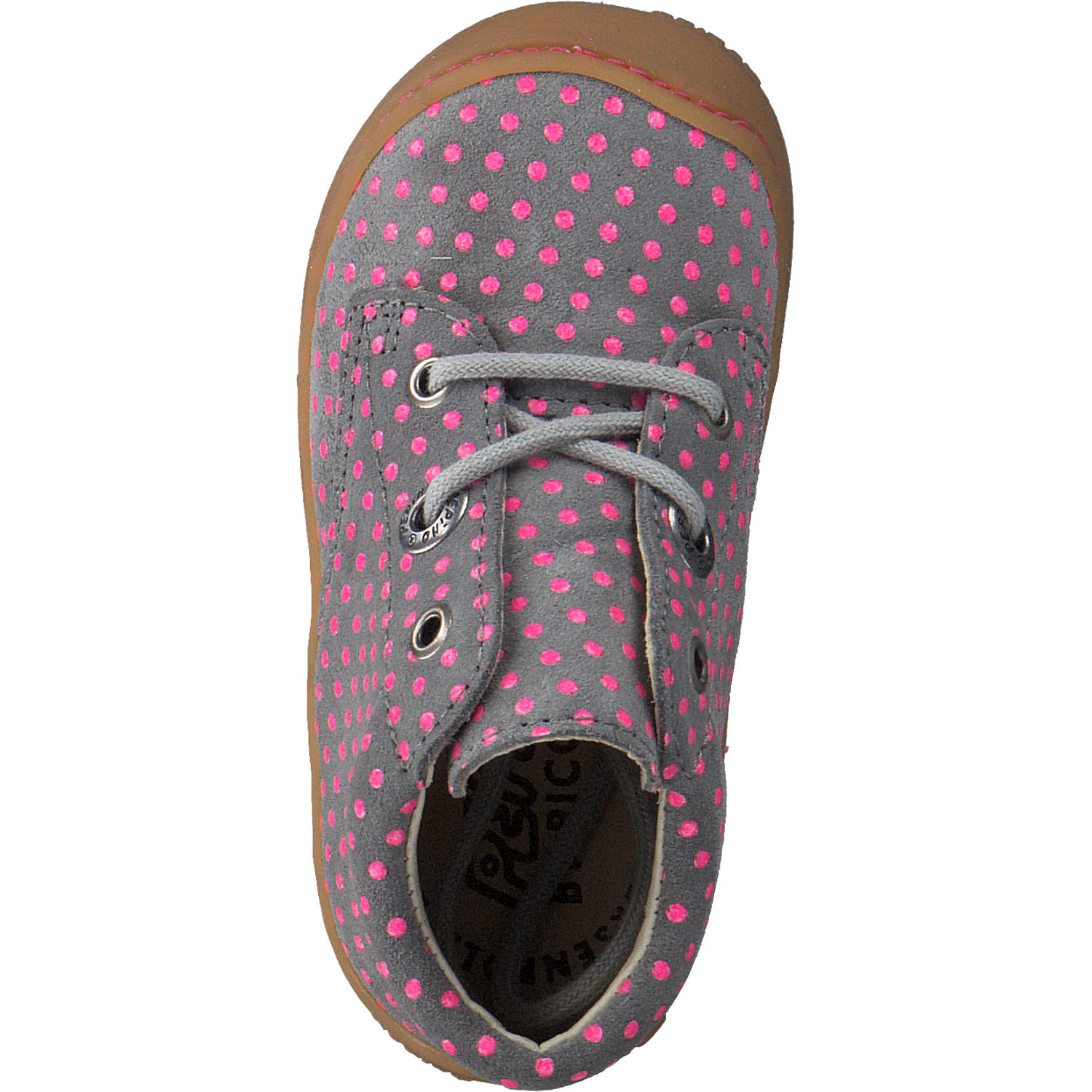 Ricosta Dots 1200502, Lauflernschuhe, Kinder, Grau
