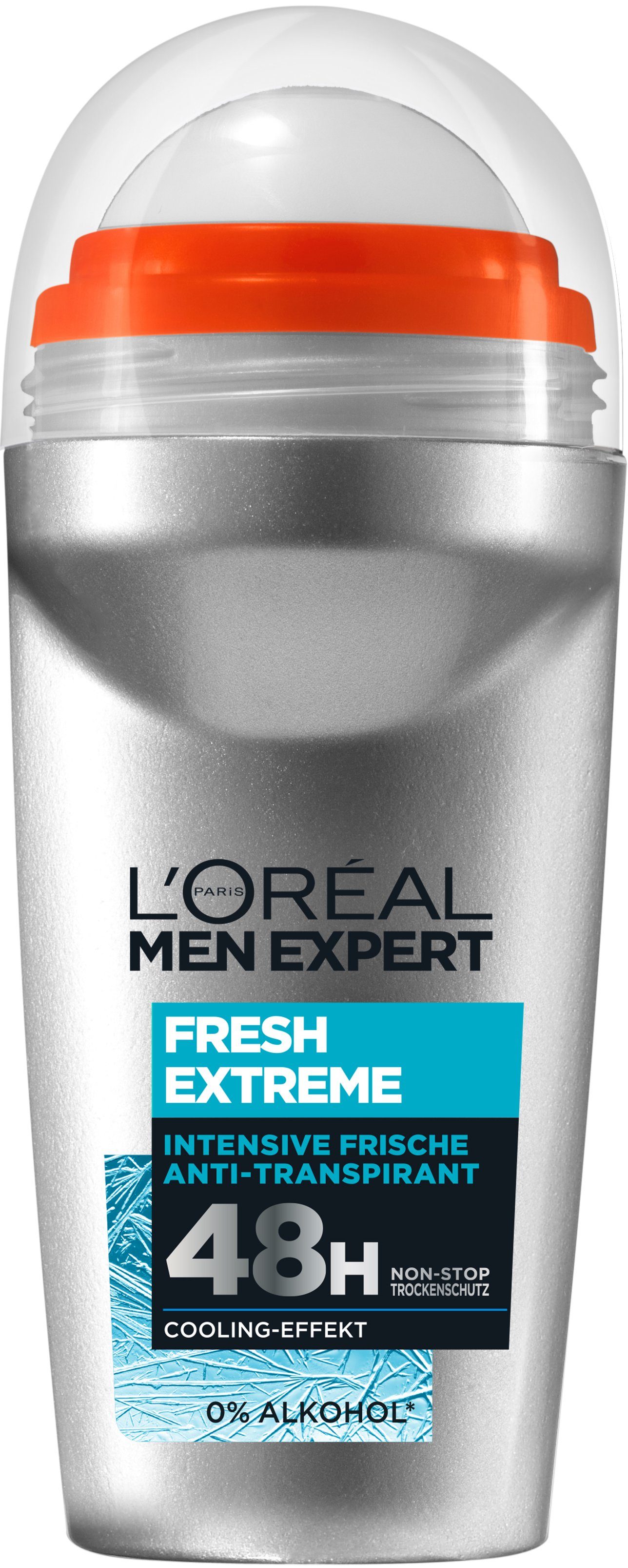 L'ORÉAL PARIS MEN EXPERT Deo-Roller Fresh Extreme, 48H Non-Stop Trockenschutz