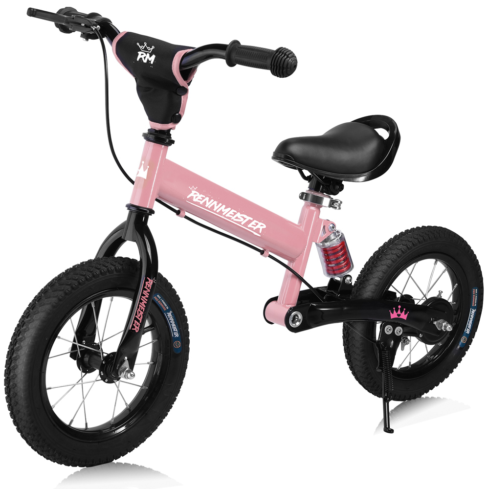Casaria Rennmeister® Rennmeister mit Federung, Übungs-Sattel, rosa