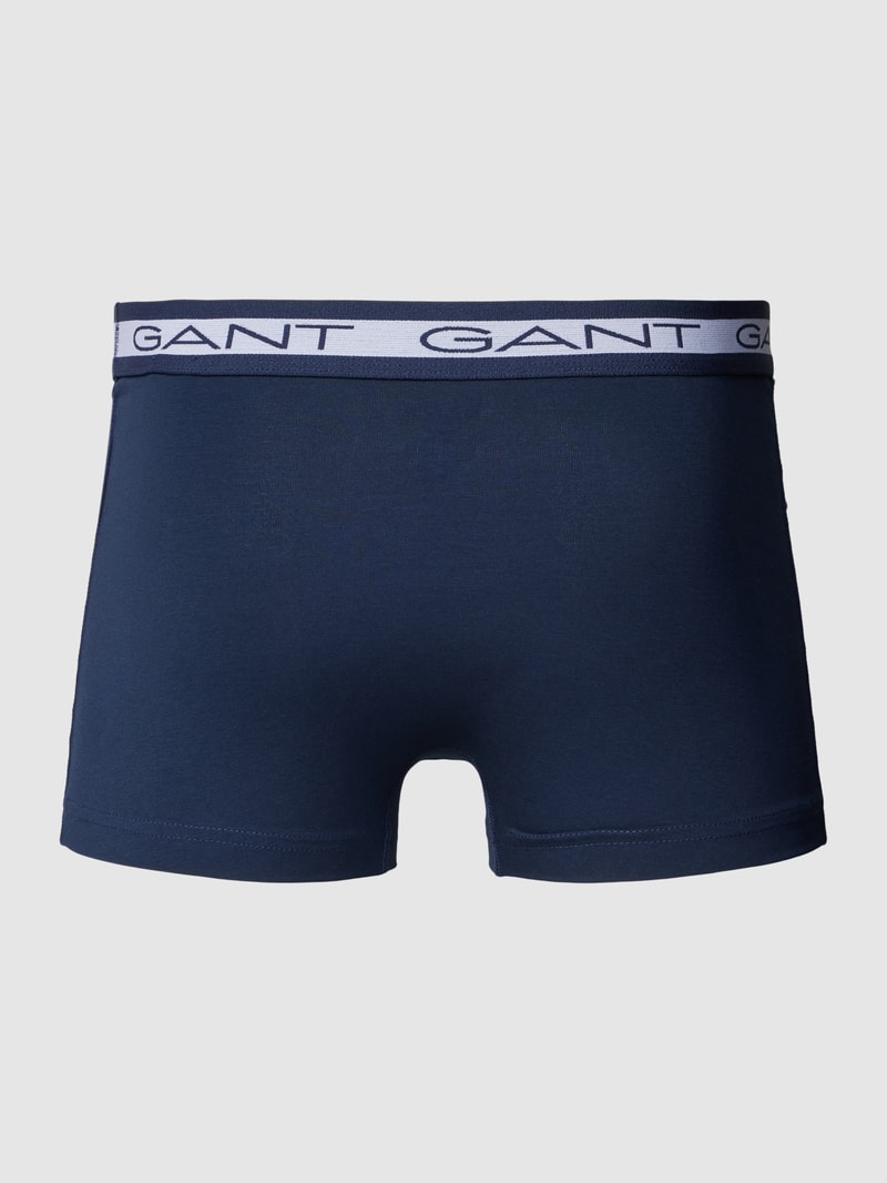 Trunks mit elastischem Logo-Bund im 3er-Pack in marineblau