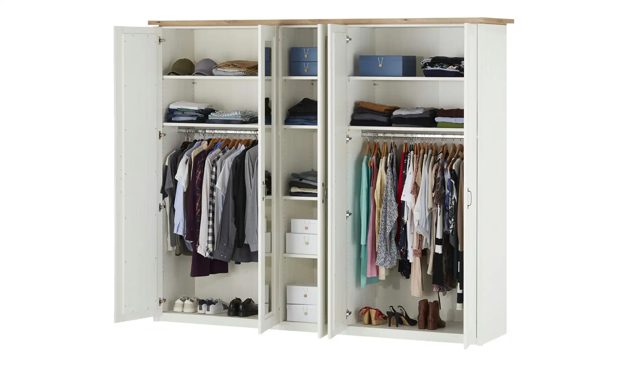 Primo Drehtürenschrank, 5-türig Trient