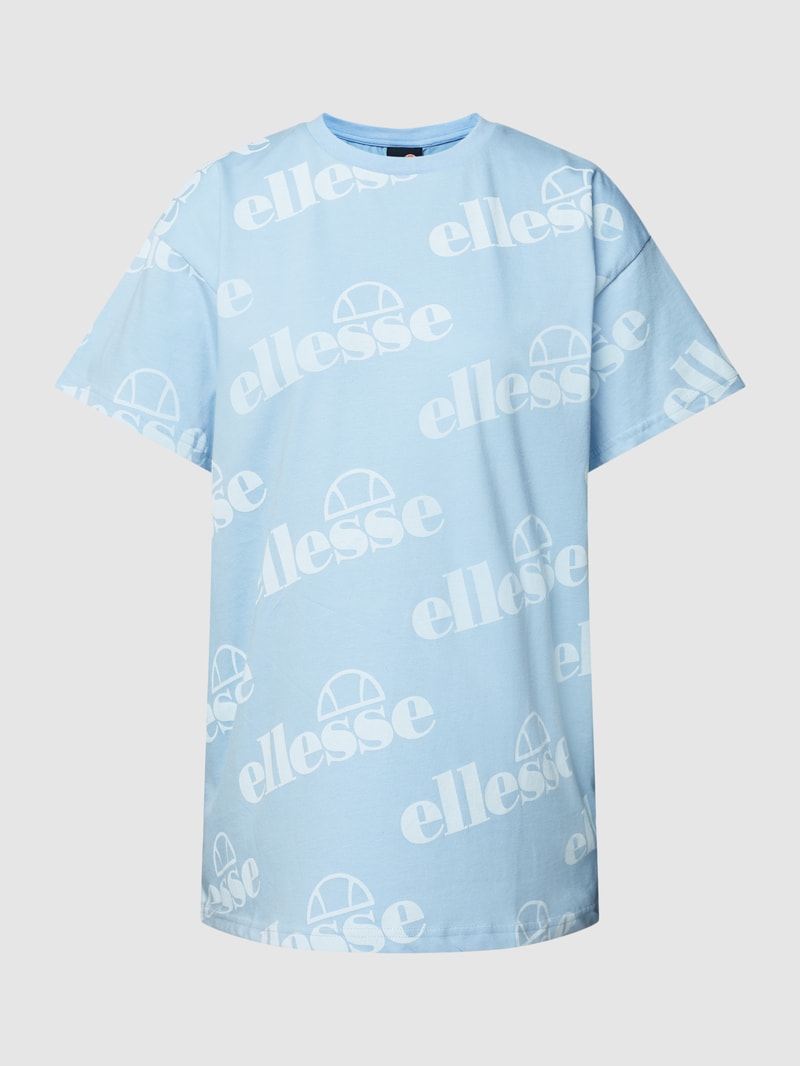 Oversized T-Shirt mit Rundhalsausschnitt in hellblau