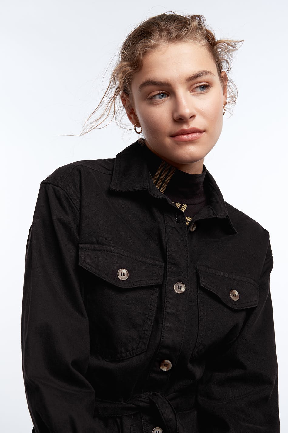 Silje denim shirt dress