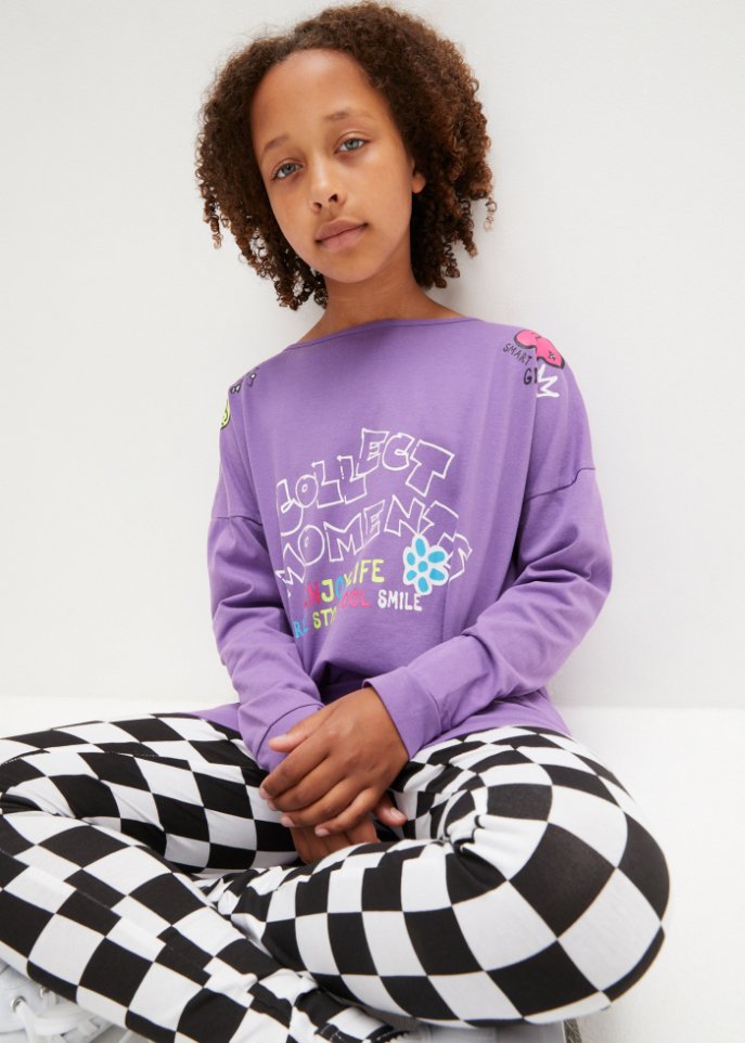 Mädchen Longshirt + Leggings (2-tlg. Set)