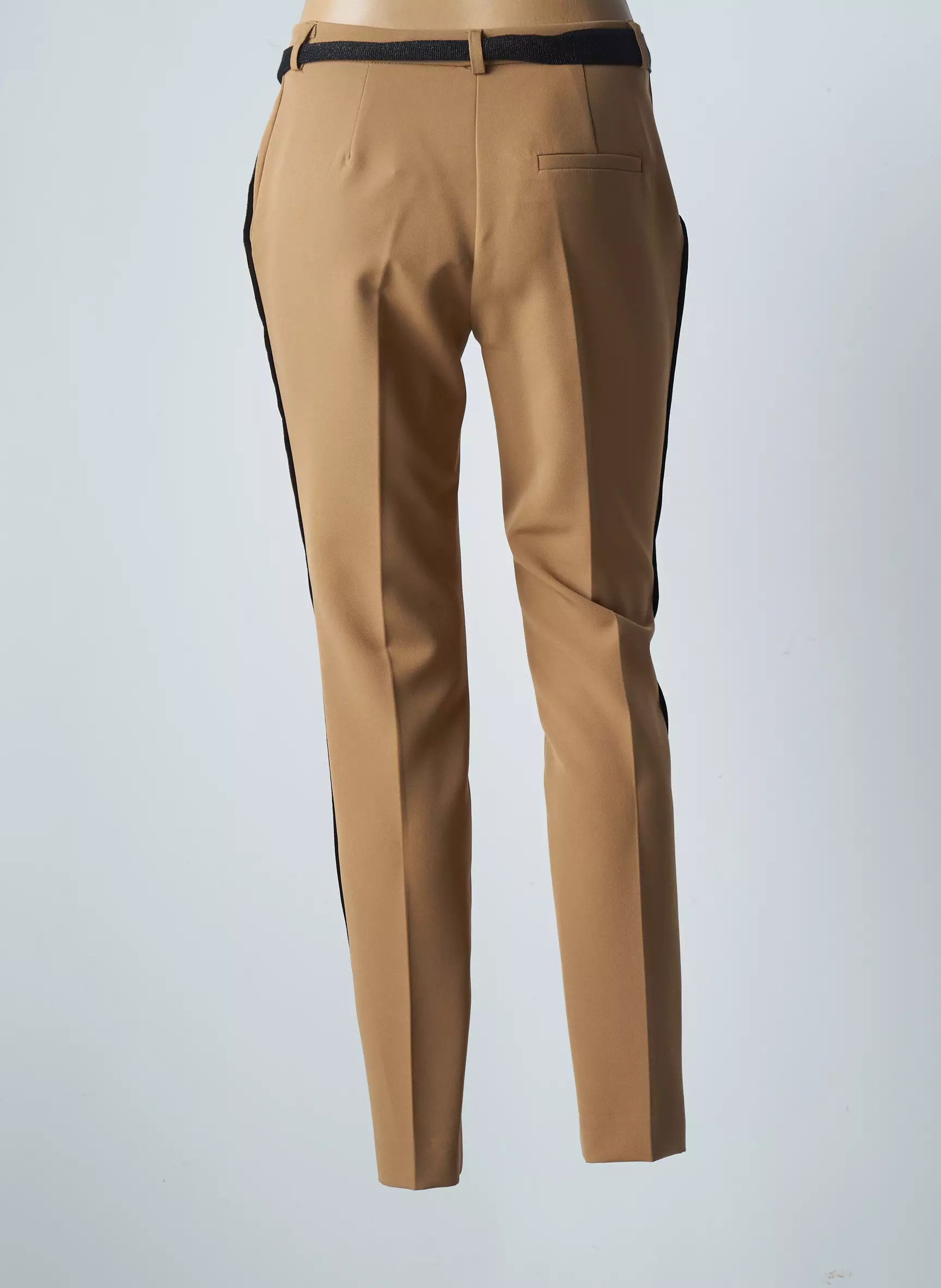 Fracomina Pantalons Slim Femme couleur beige