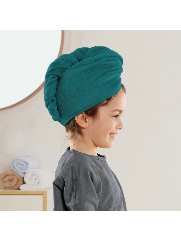 Erwin Müller Frottier Turban 2er-Pack in petrol günstig kaufen onesize