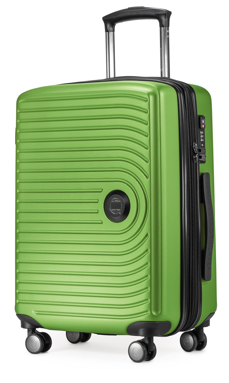 MITTE - hand luggage hard shell matt, XXL extension, TSA, 55 cm, 55 liters