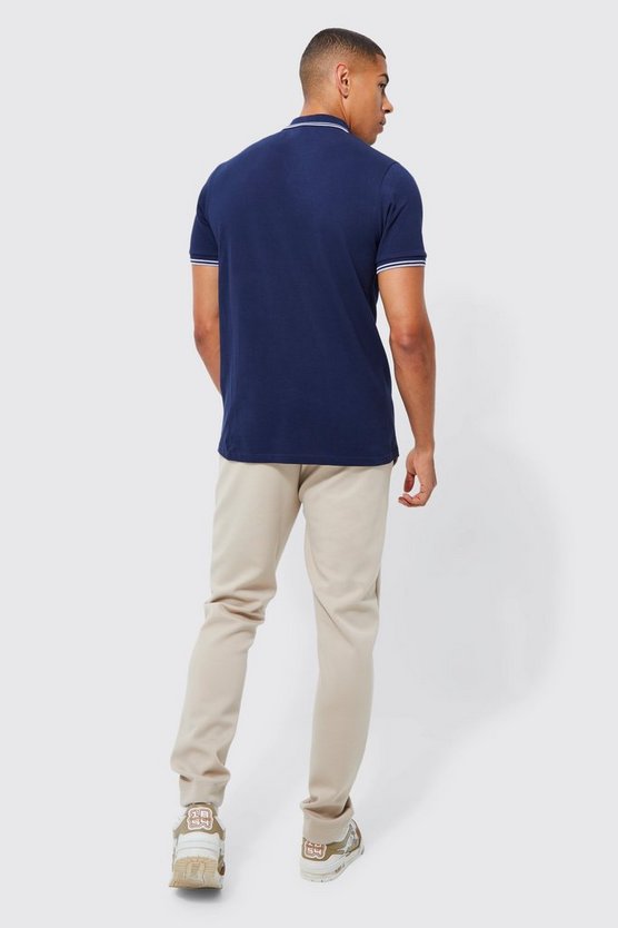 Slim-Fit Man Signature Pique Poloshirt