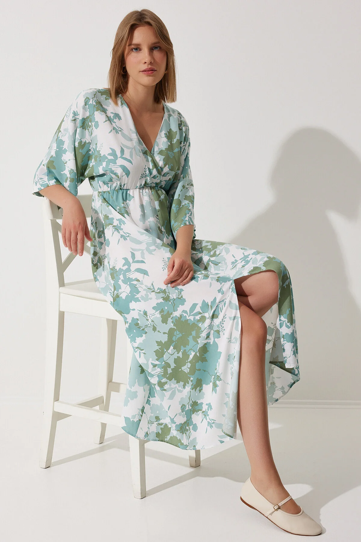 Happiness İstanbul  Kleid - Grün - A-Linie