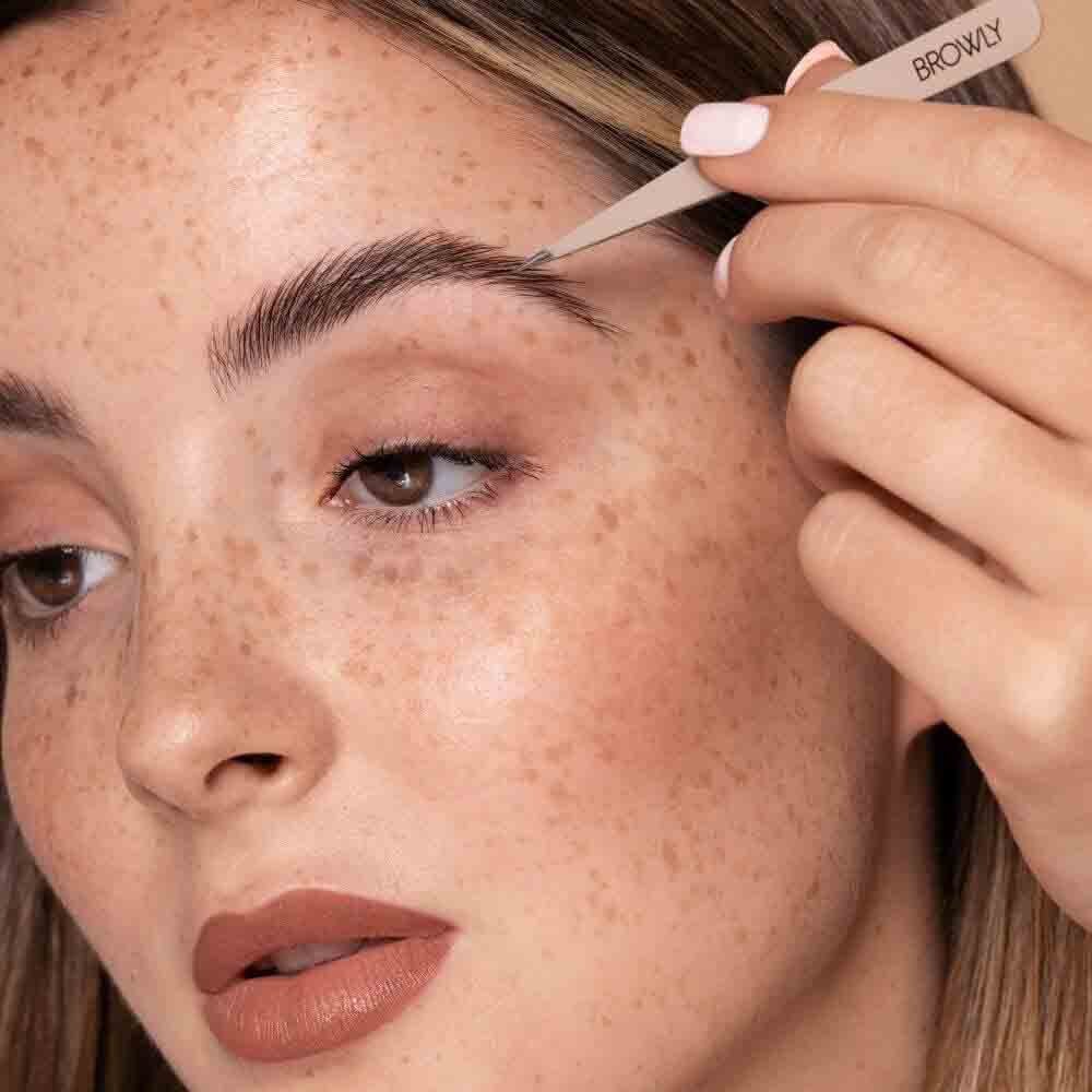 BROWLY Augenbrauen Accessoires Pinzette - spitz