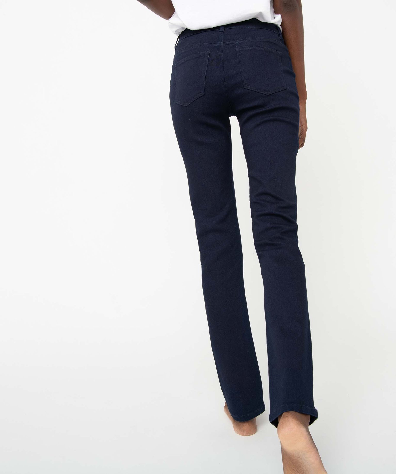 Jean femme coupe Regular taille normale - L30 blue black | GEMO