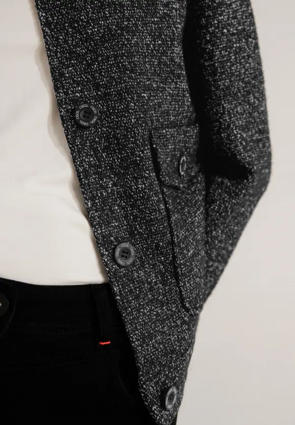 CECIL Indoorjacke in Salt & Pepper