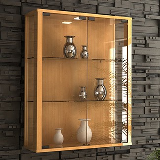 VCM Sammelvitrine Udina ohne Beleuchtung Buche