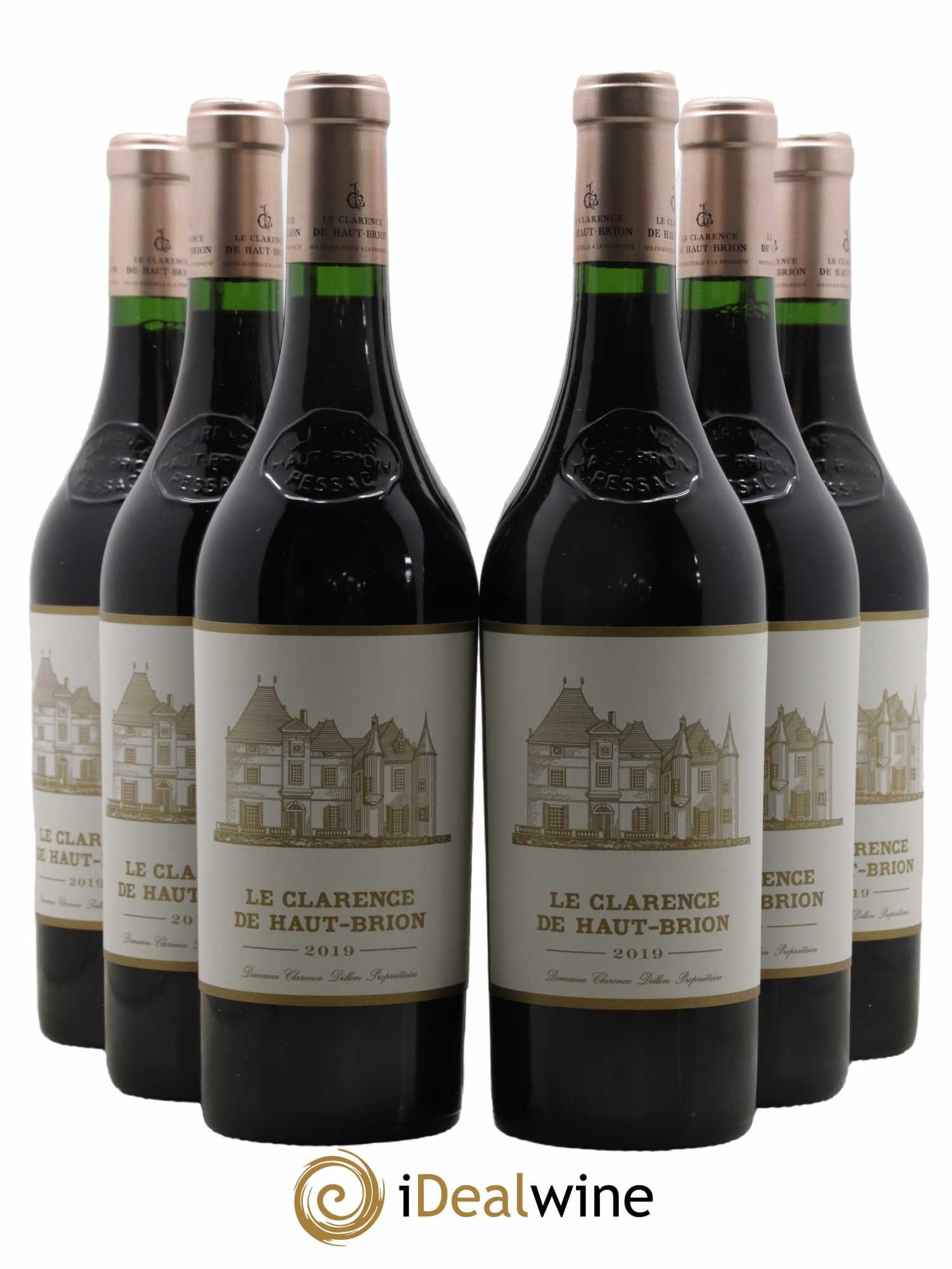 Clarence (Bahans) de Haut-Brion Second Vin  2019 - Lot de 6 Bouteilles