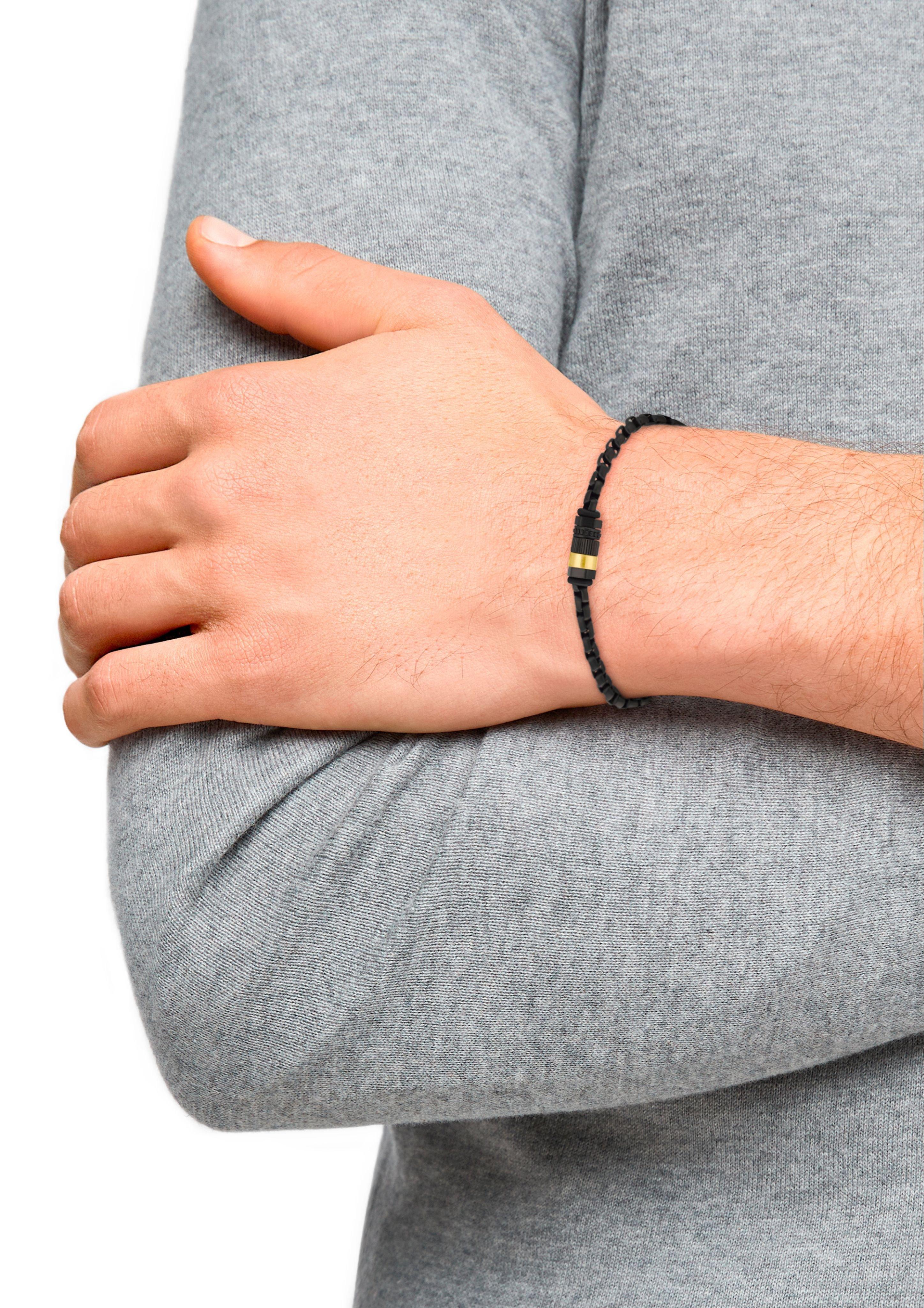 Edelstahl-Armband in Schwarz  6007216-99B0