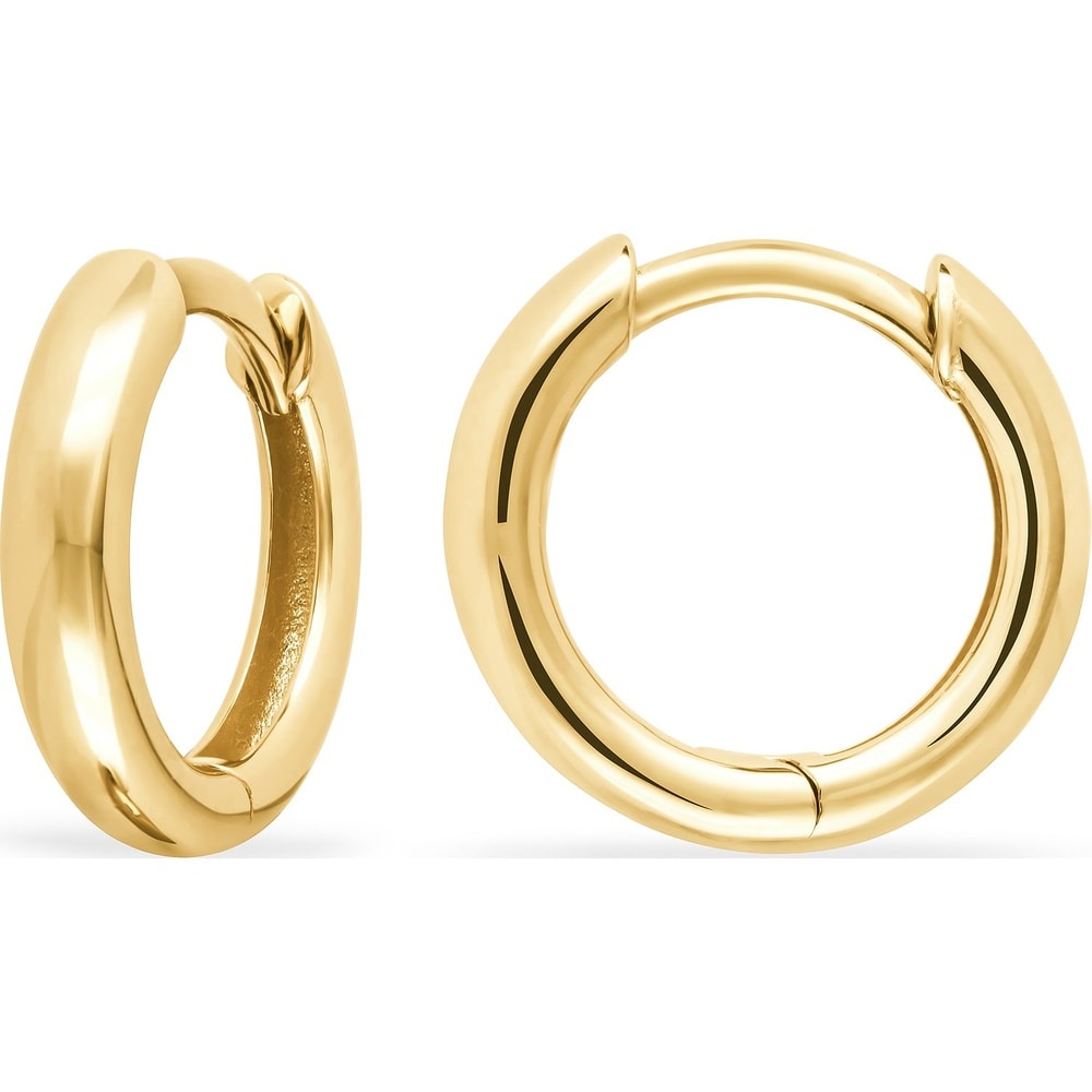 FAVS Créoles 585 Or jaune Boucles d'oreilles